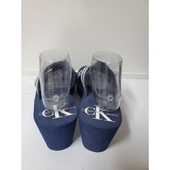 Women Calvin Klein Peep Toe Sandals Calvin Klein - Picture 8 of 11